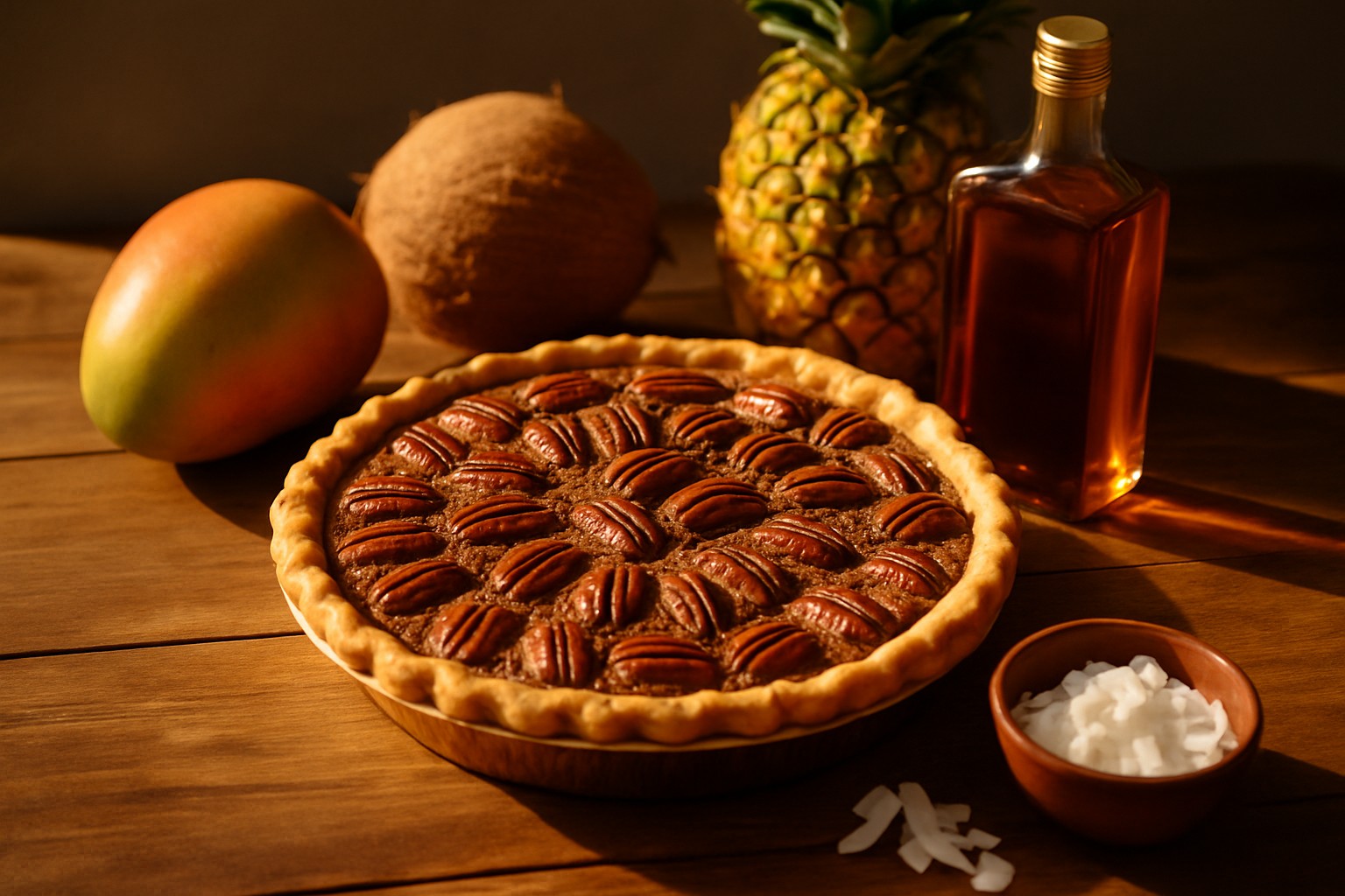 Making Island Pecan Pie That Tastes Like A Vacation