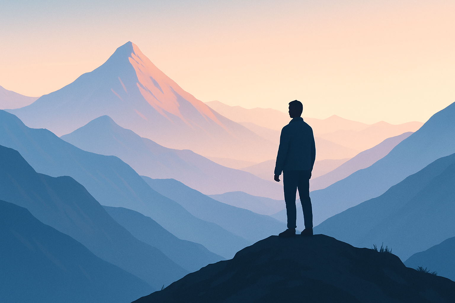 An image depicting spiritual elevation and higher ground, illustrating the prayer’s symbolic meaning.