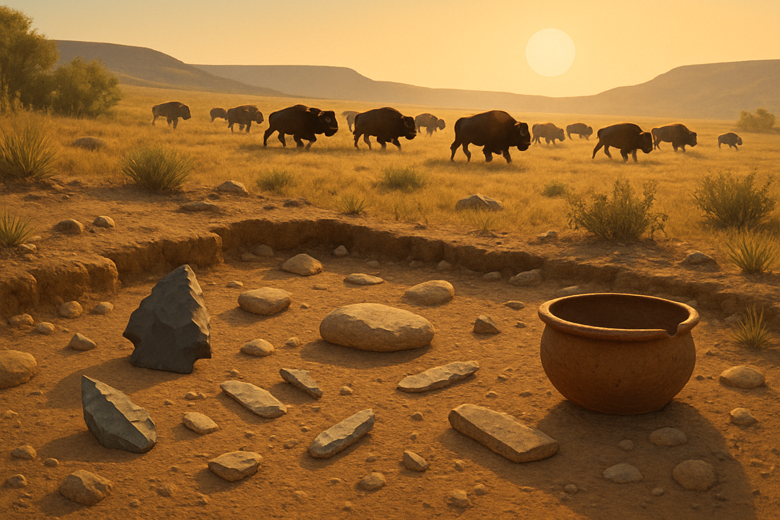 What Bison Reservoir Artifacts Tell Us About Ancient Life