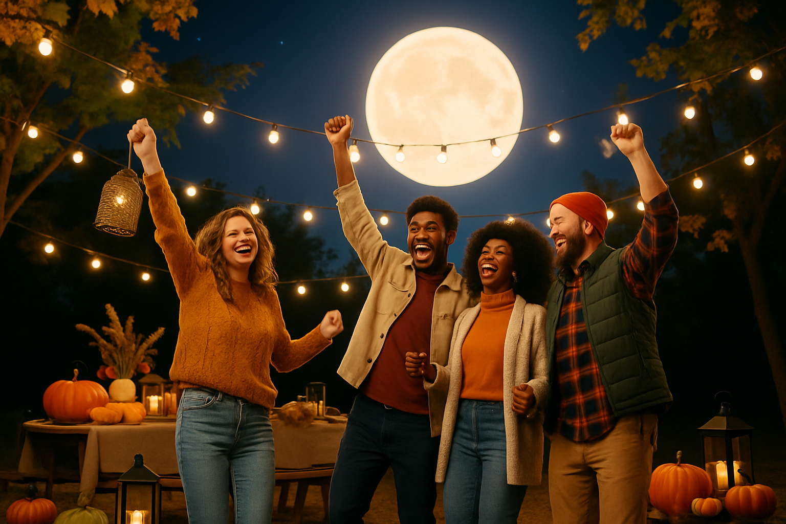 How To Celebrate A Happy Harvest Moon With Friends