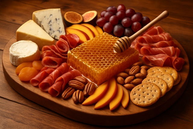 Prepare Honeycomb Charcuterie For Entertaining Guests