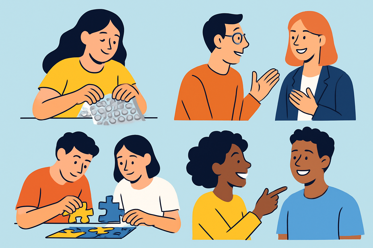 Visual depiction of quirky and lesser-known national day celebrations fostering fun and social connection