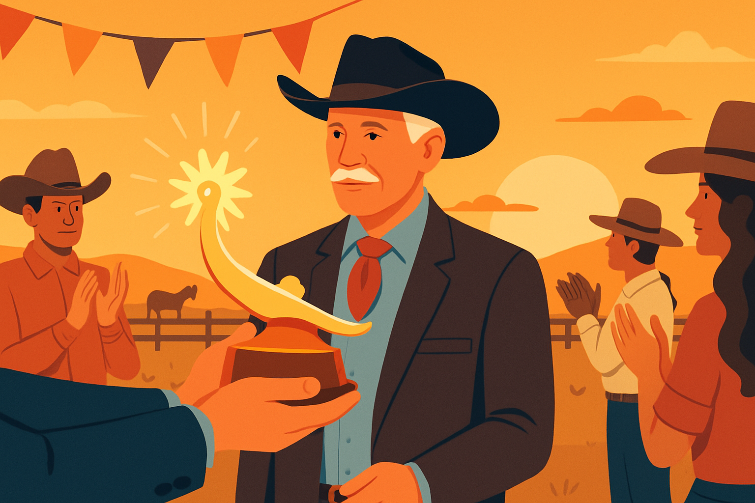 What Golden Spur Award Means in Ranching Communities