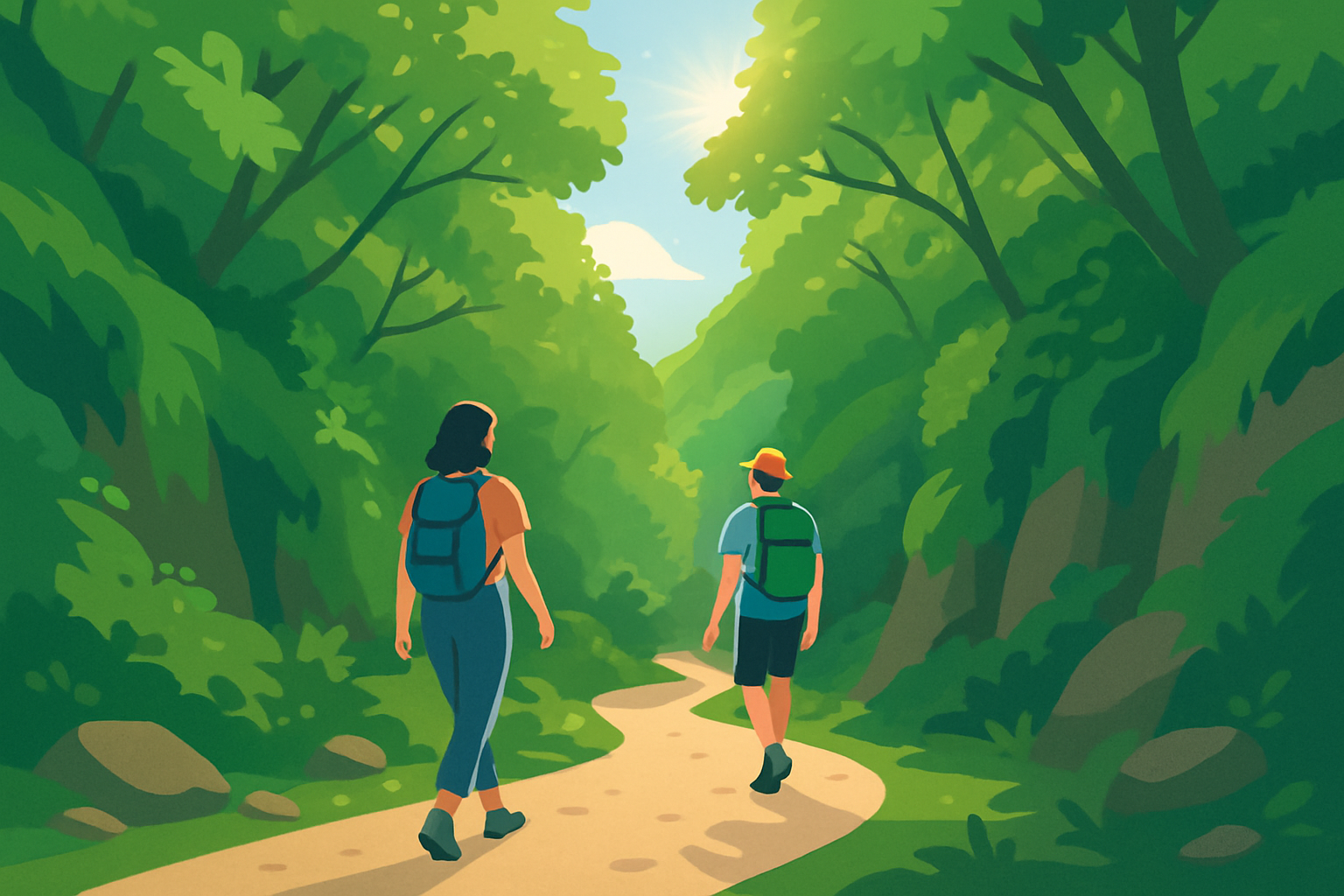 View of Leona Canyon Trail showcasing the lush greenery and natural pathway ideal for walking.