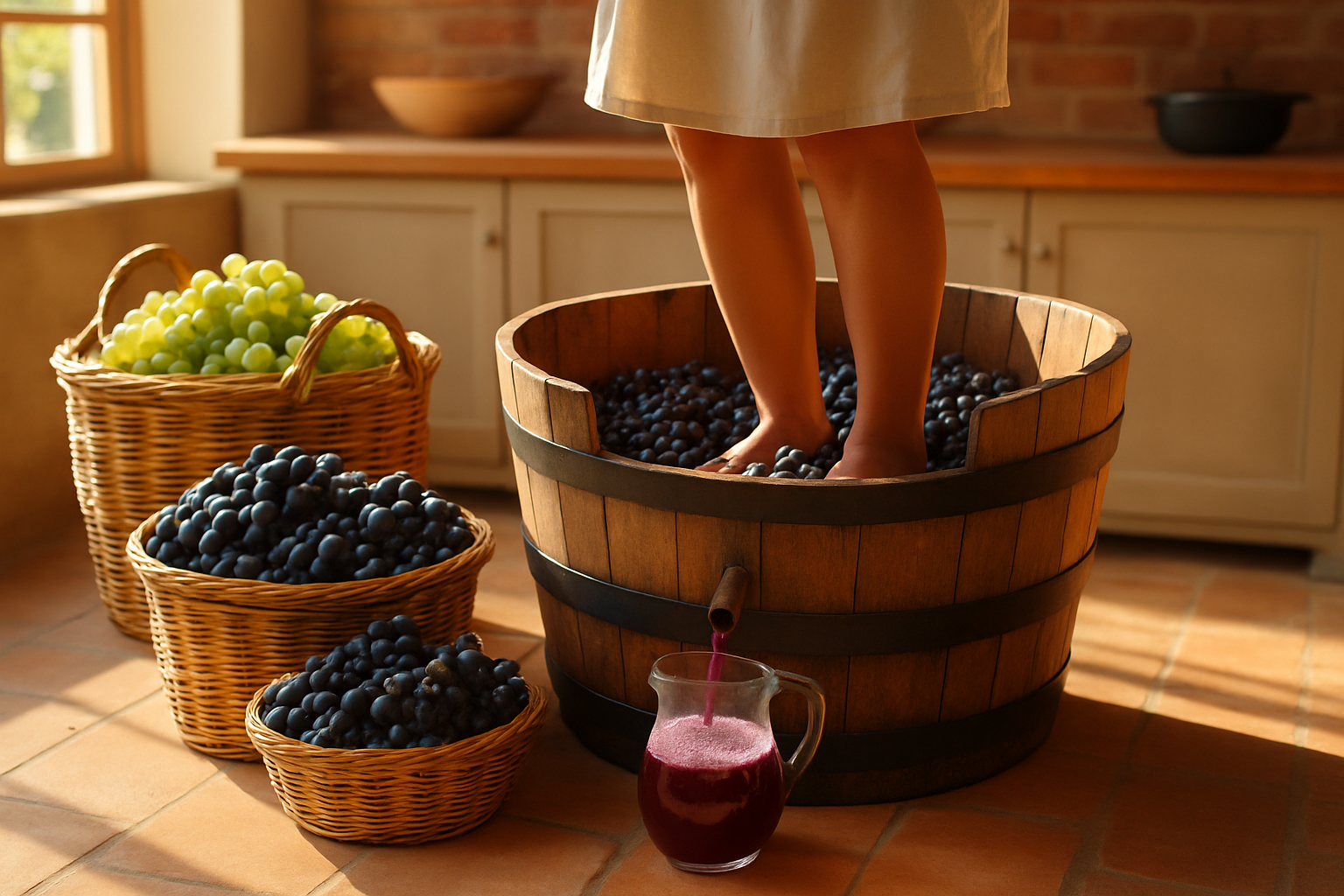 Best Ways of Smashing Grapes Without Equipment