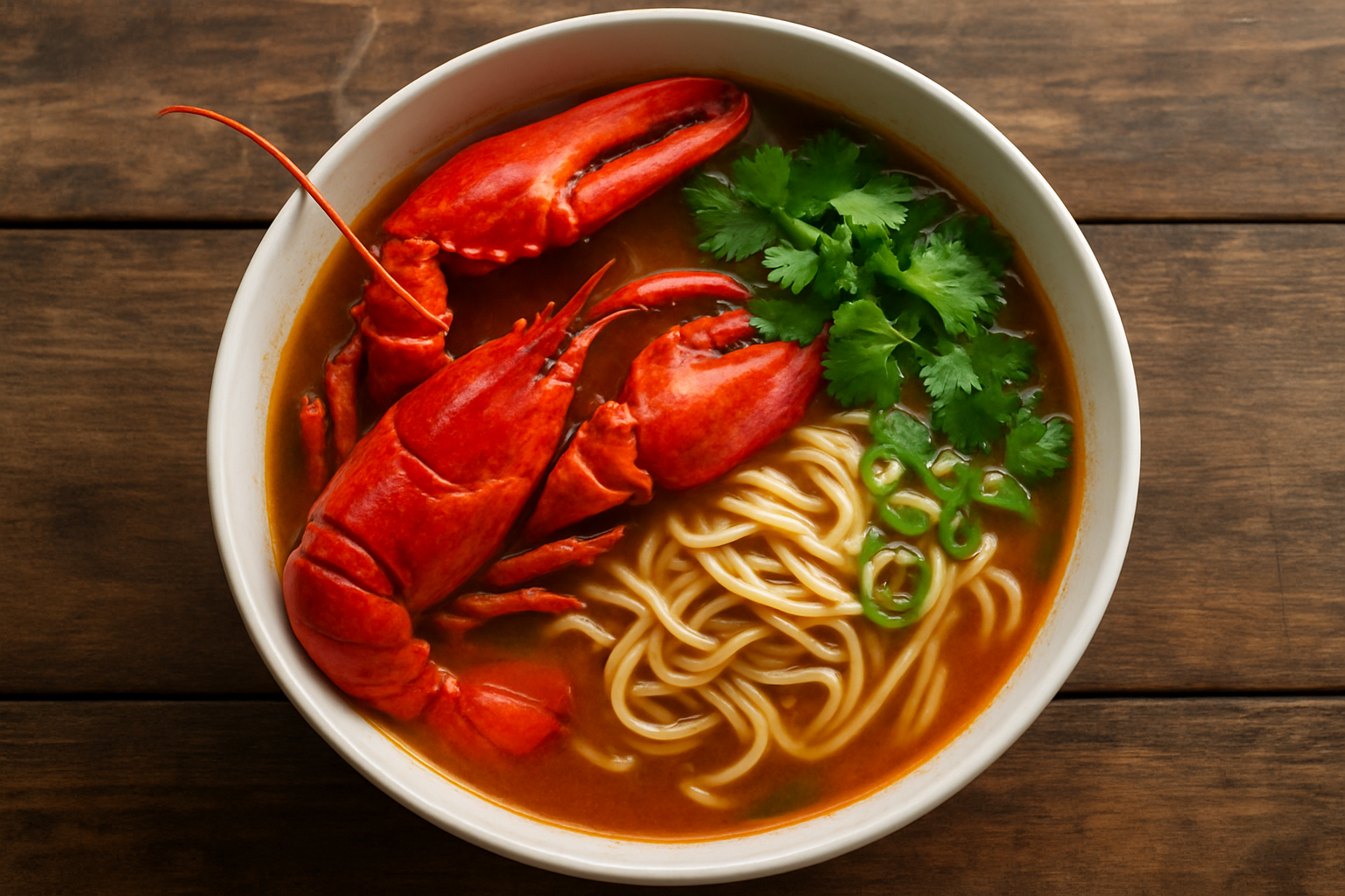 Making Lobster Noodle With Simple Ingredients At Home