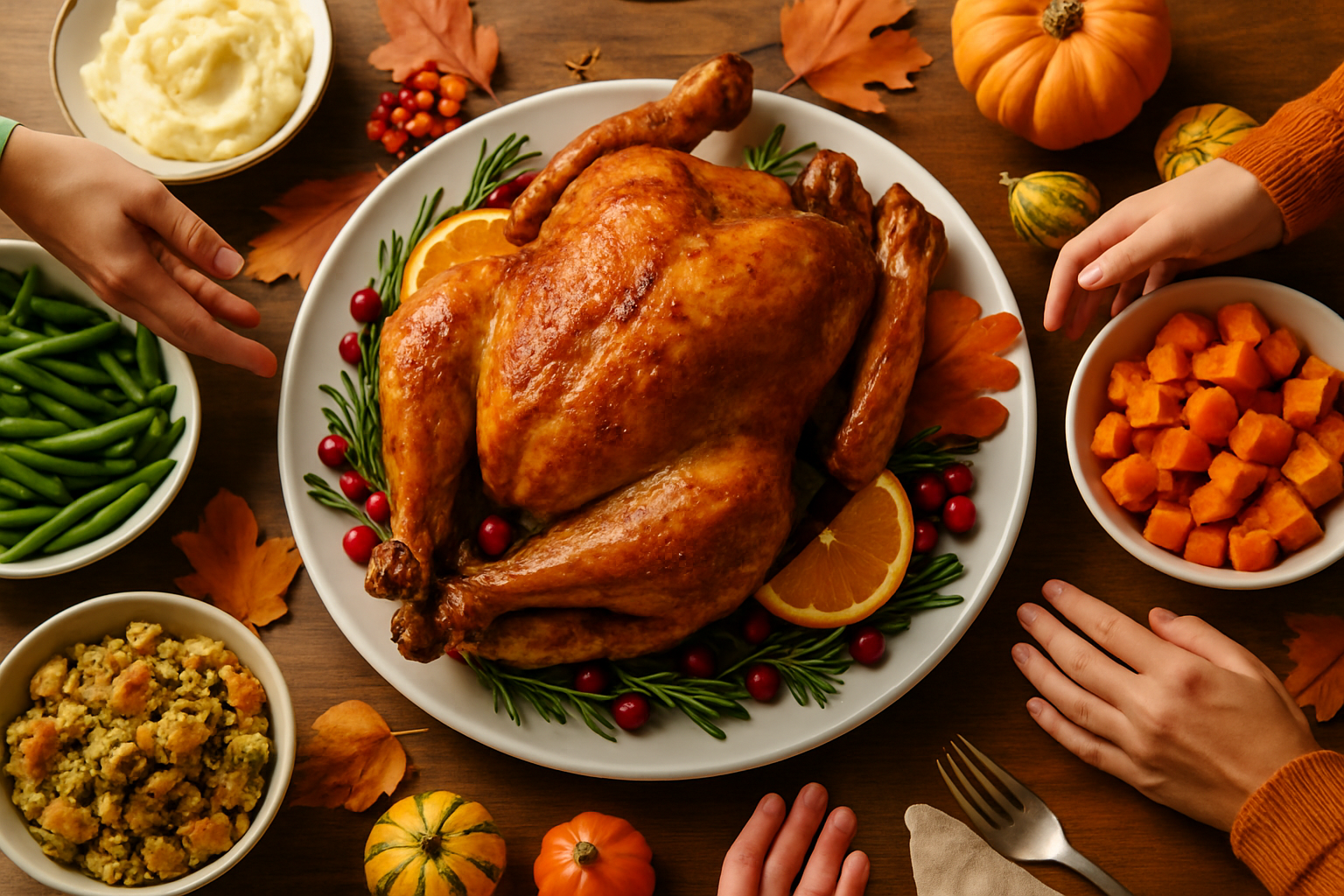 What Is The Average Size Turkey For Thanksgiving Meals?