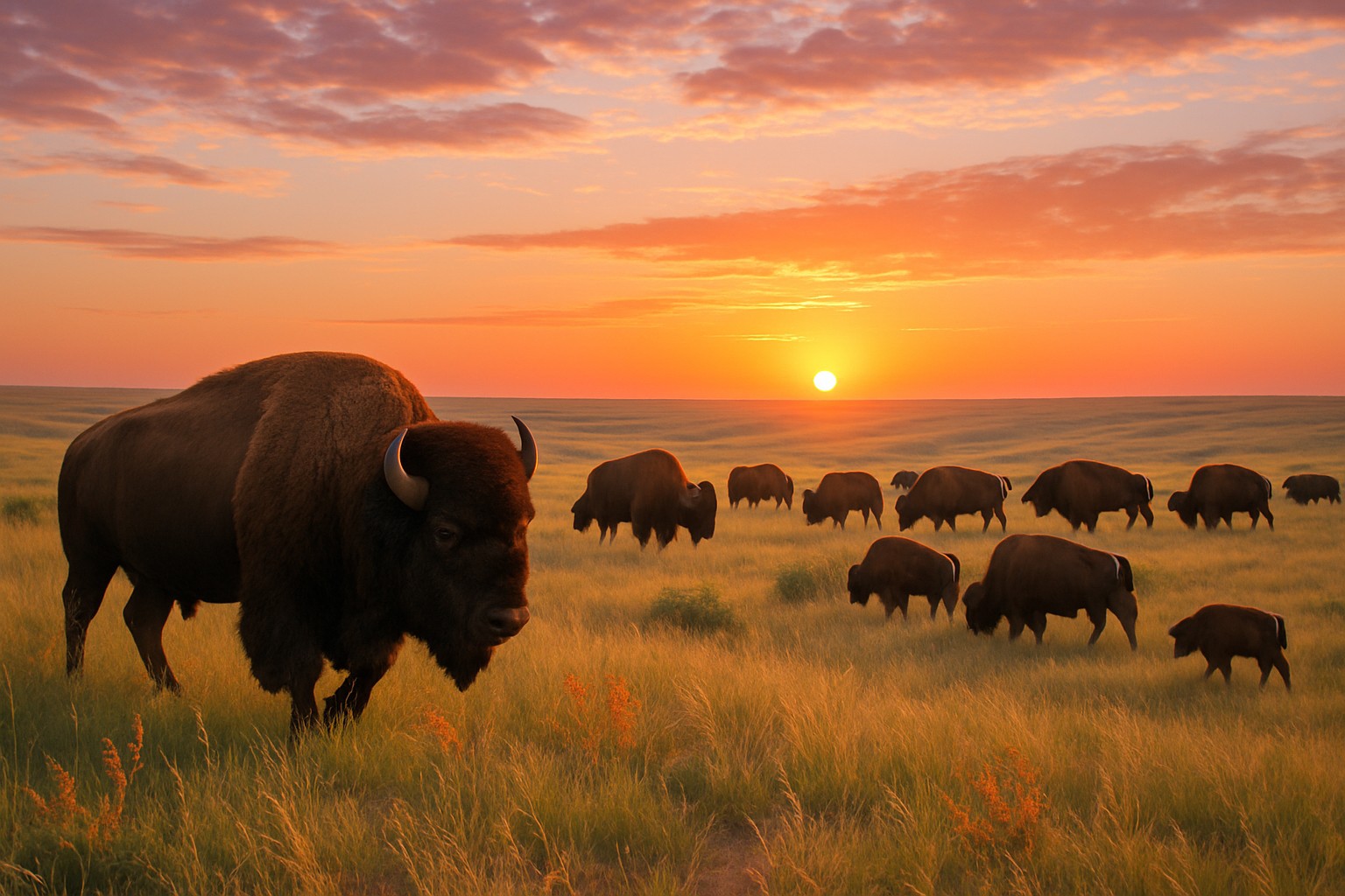 How Conservation Helped The Last Wild Buffalo Herd In Texas Survive